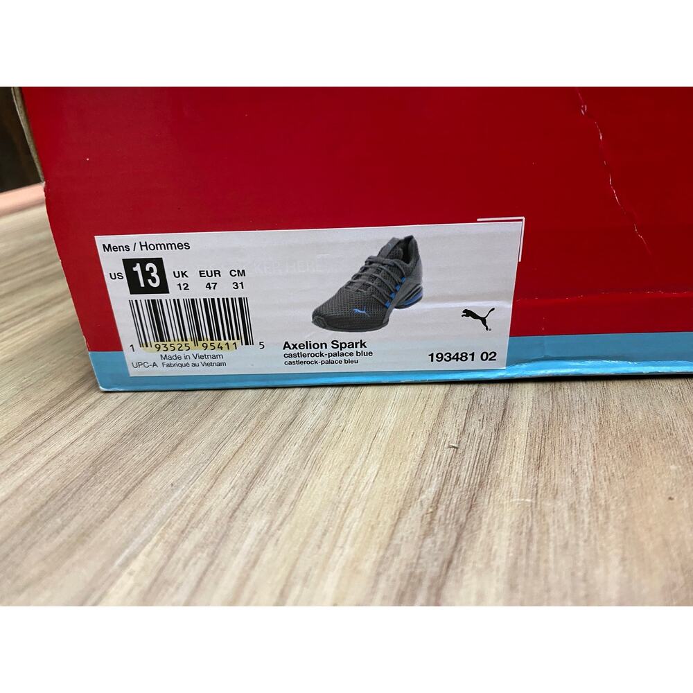 Men Puma Axelion Refresh mesh athletic shoes sneakers w/box 377911-05, 13 - Picture 8 of 8